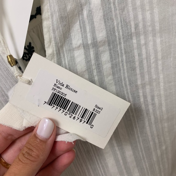 🌟 NWT Ulla Johnson Vida embroidered blouse - Picture 7 of 7